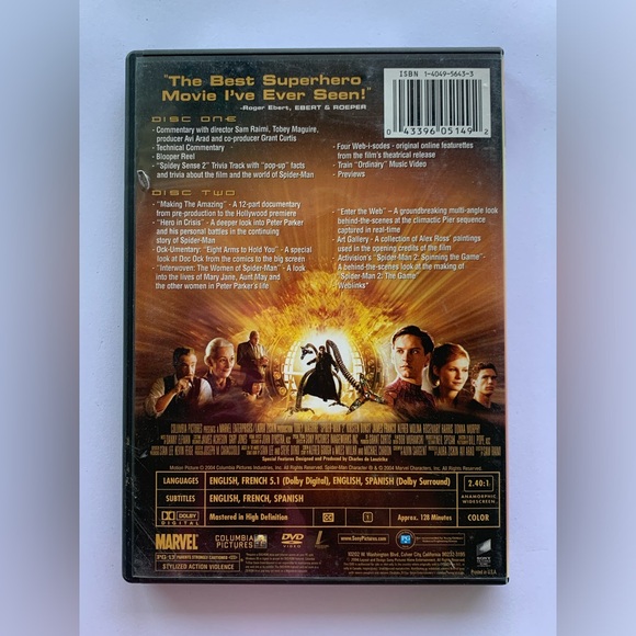 Spider-Man 2 DVD - Picture 2 of 5